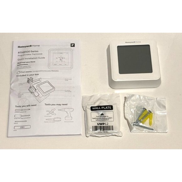 Honeywell Home RTH8560D‎ 7-Day Programmable Touchscreen Thermostat White - Picture 6 of 8